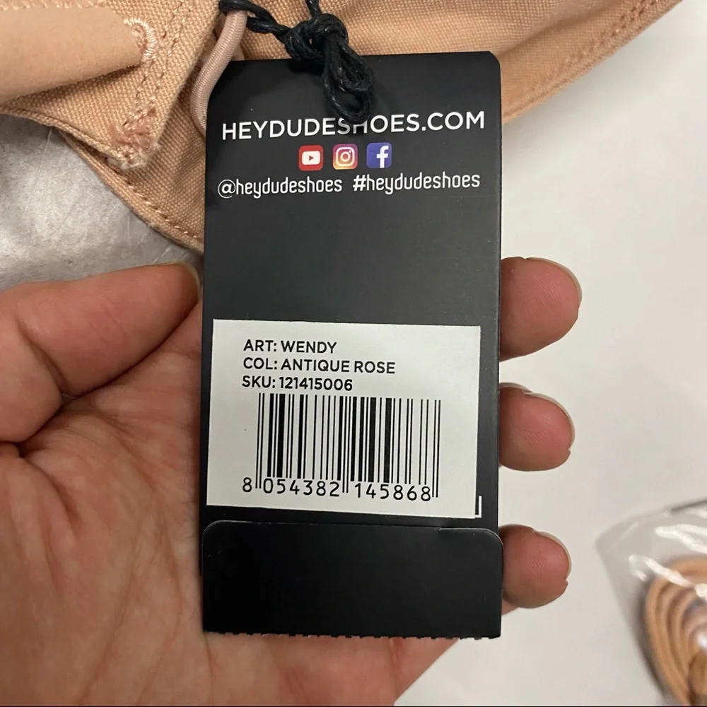 FIRM Hey dude Wendy shoe antique rose - Picture 6 of 7